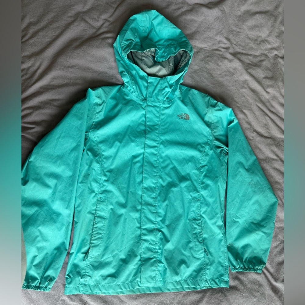 The North Face Teal Hooded Jacket